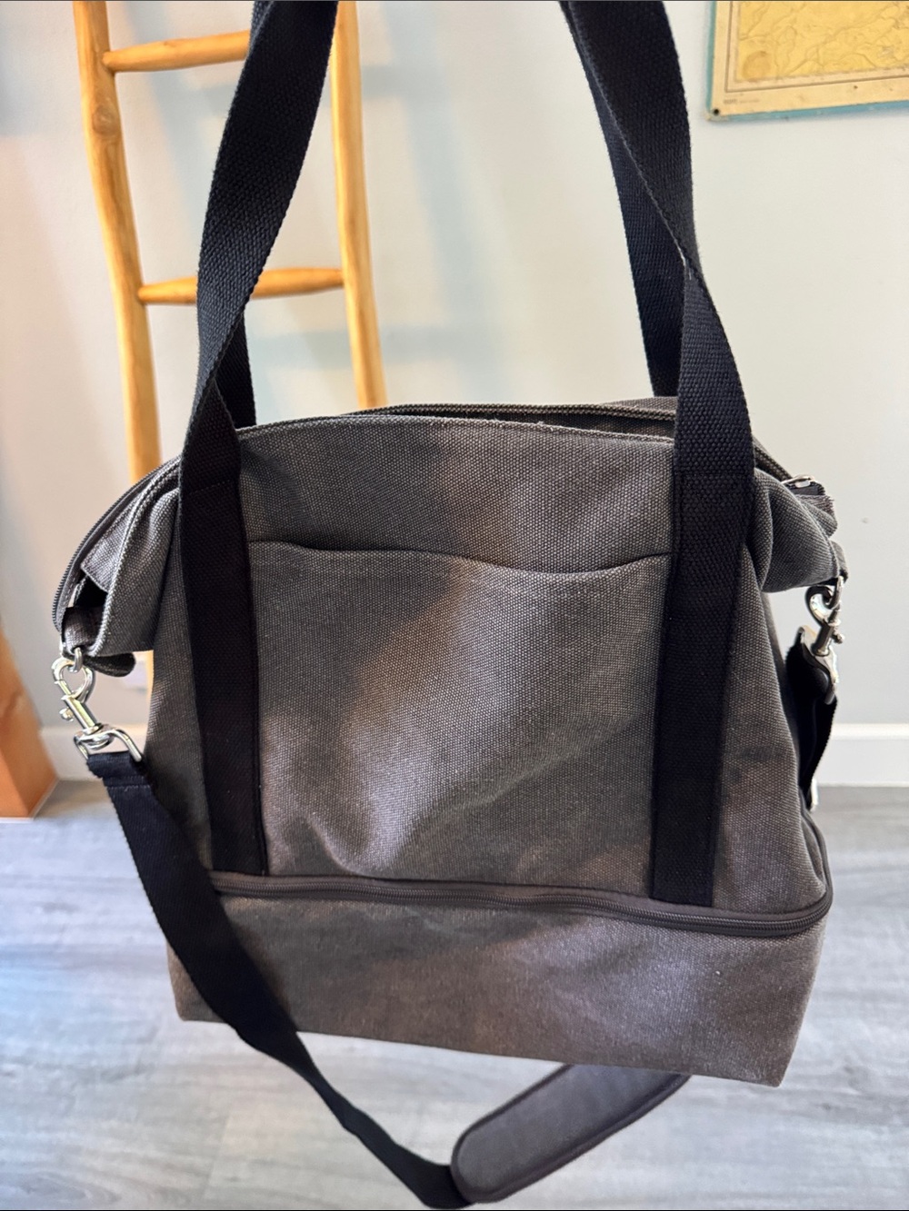 Lo & Sons Catalina Deluxe Tote Bag - Gray